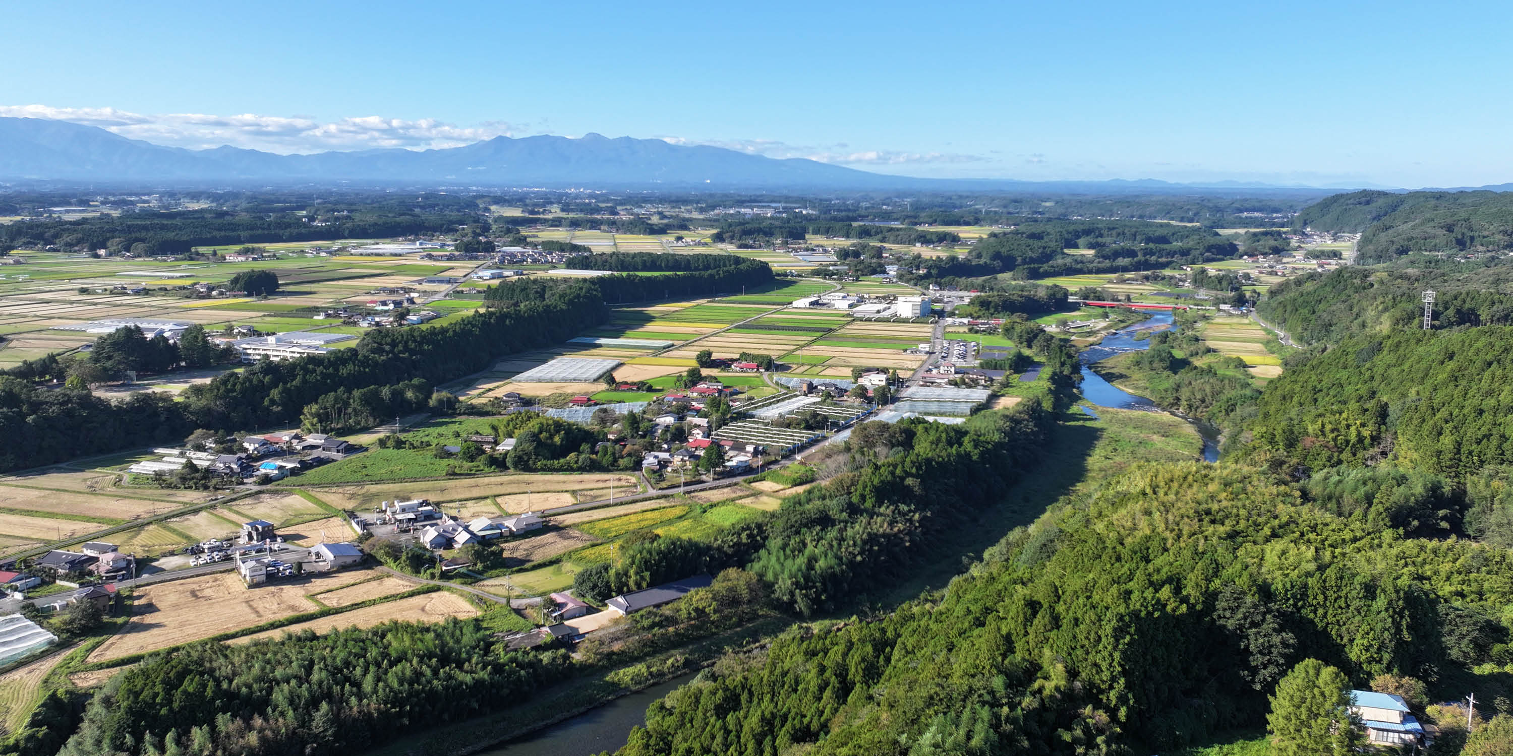 黒羽城址公園上空