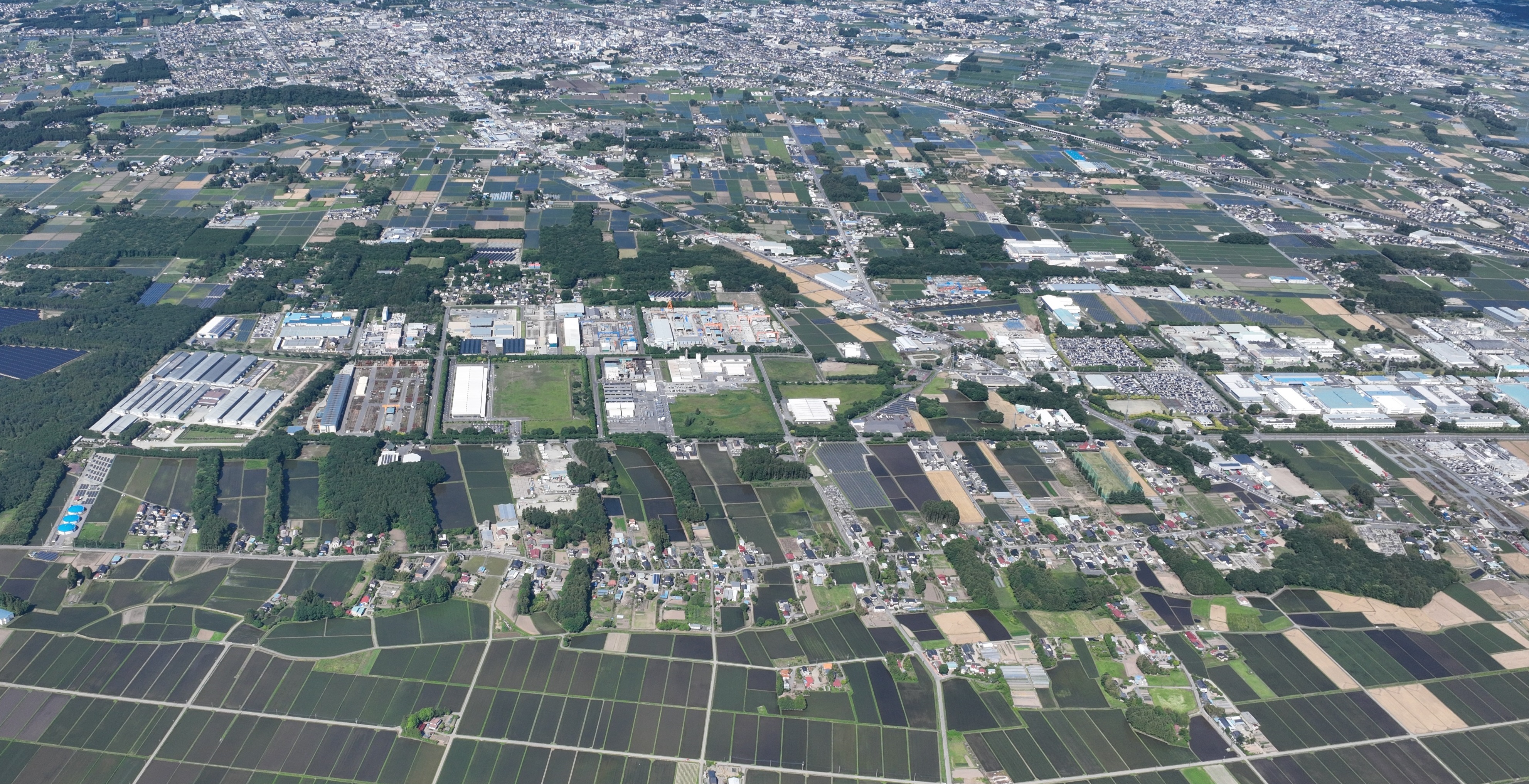 野崎第二工業団地航空写真2024