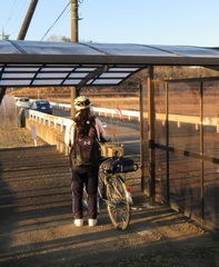 自転車置き場の様子①