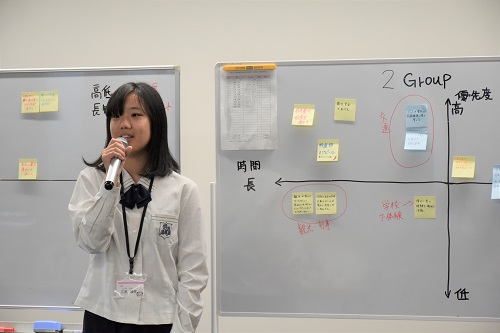 代表者発表2（大田原女子高校）